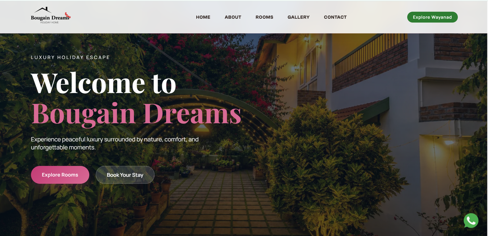Bougain Dreams Website